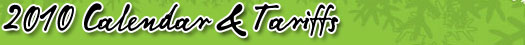 2010 Calendar & Tariffs